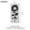 Giant Sunflower Stencils - Floral Stencils for Walls Reusable Stencil for Painting Walls