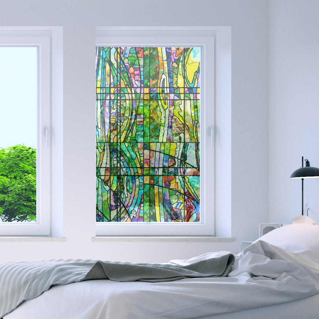 Non-Adhesive Decorative Privacy Window Film Static Cling Mersin 24 x –  RoyalWallSkins