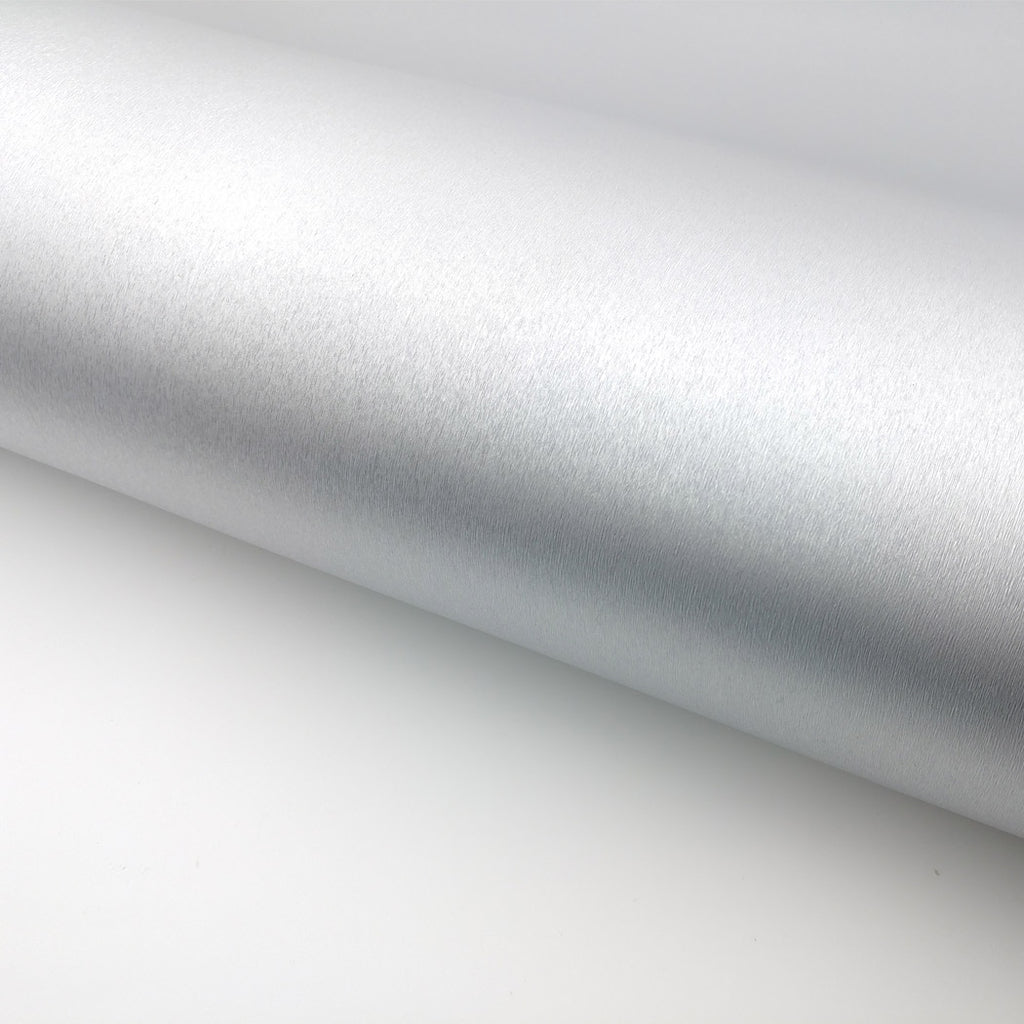 Gleom 17.7”x197” Silver Metallic Contact Paper Self Adhesive