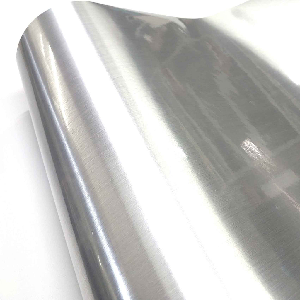 Metal Look Interior Film Silver, Waterproof Metallic Gloss Shelf Liner –  RoyalWallSkins